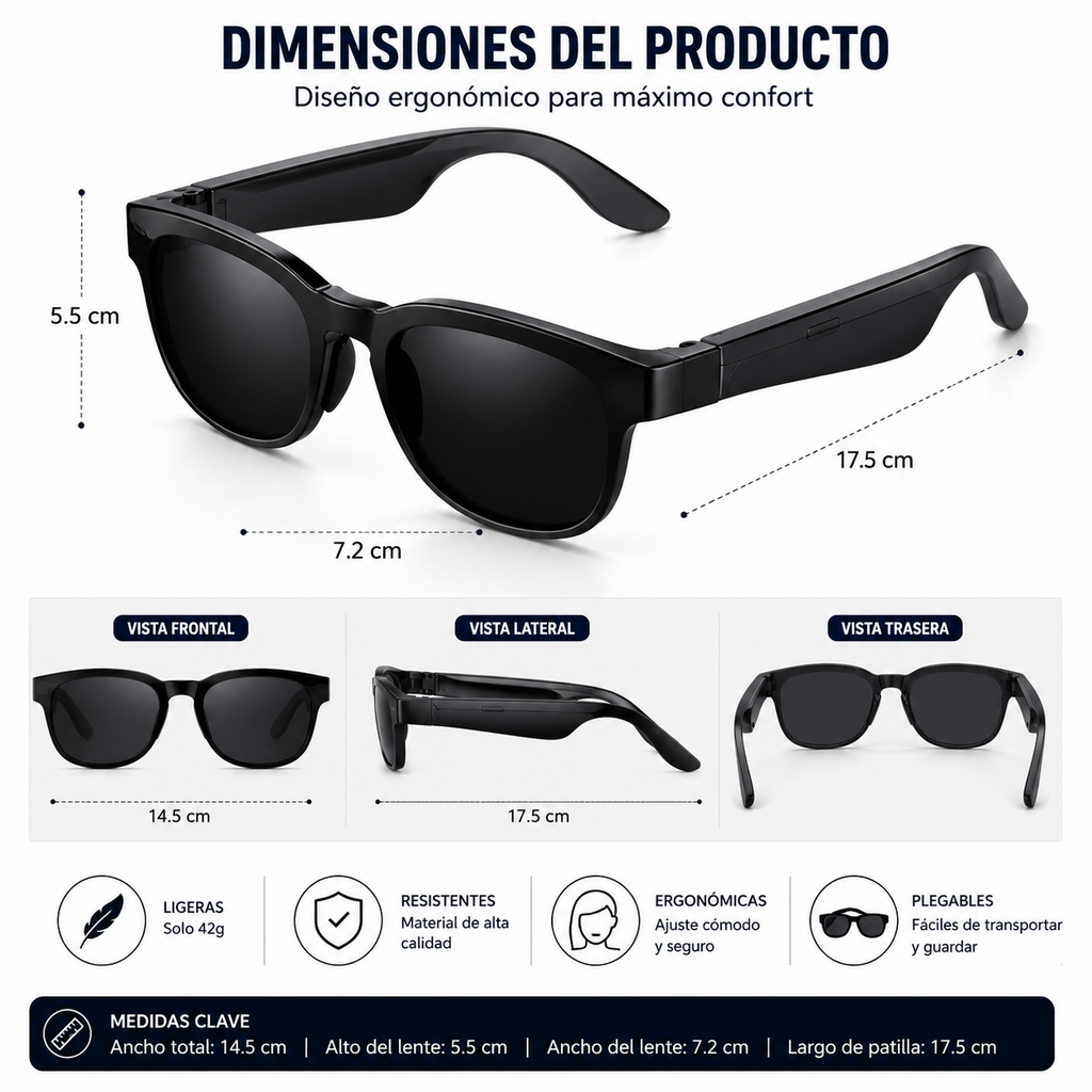 🕶️ ¡ESCUCHA MÚSICA SIN USAR AUDÍFONOS!