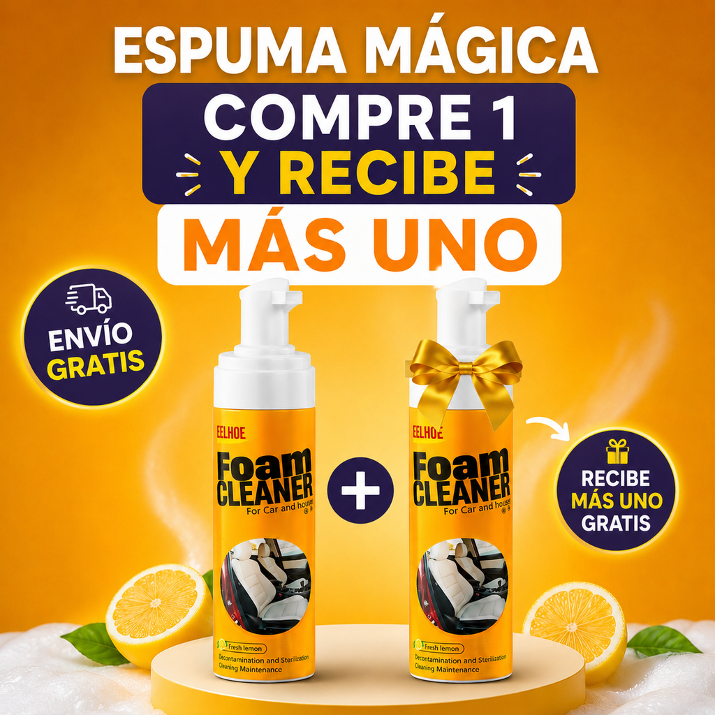 ✨ ¡Dile adiós a la grasa difícil en minutos con Espuma Mágica Foam!