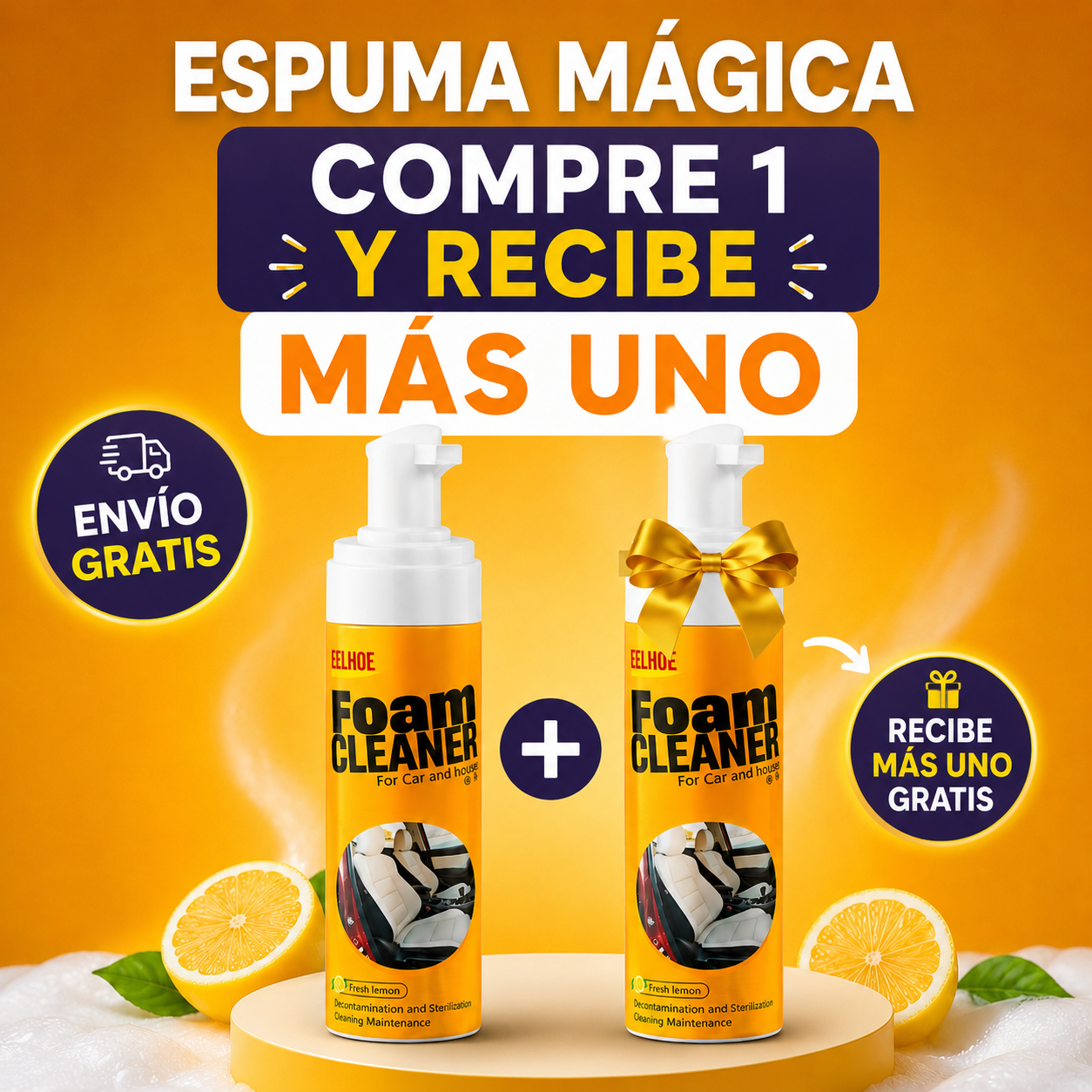 ✨ ¡Dile adiós a la grasa difícil en minutos con Espuma Mágica Foam!
